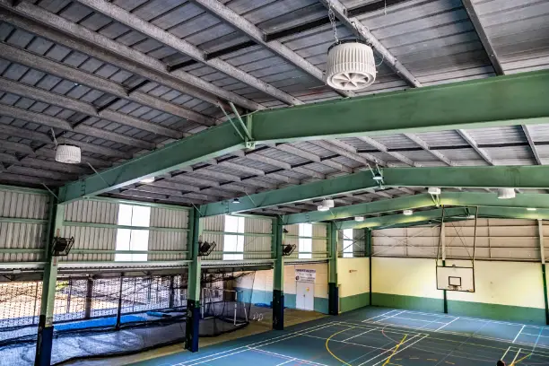 Heating & Air Conditioning System IN basketball court