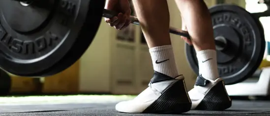 Basketball Shoes At The Gym