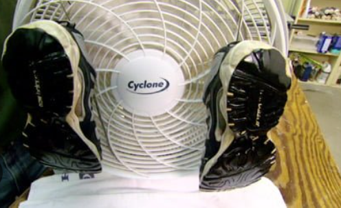 Method To Dry Wet Basketball Shoes?