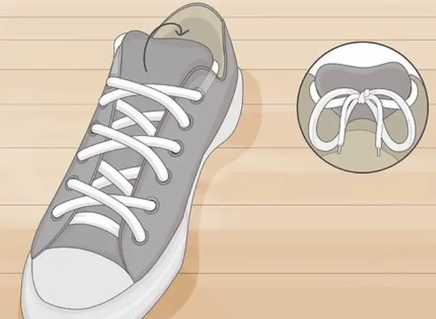 Tie Basketball Shoes Without Laces Showing?