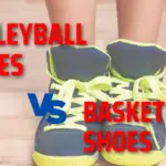 Volleyball shoes vs. basketball shoes