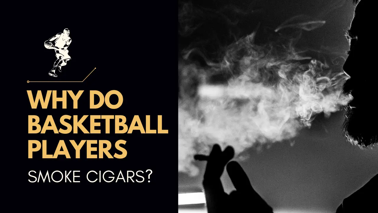 Basketball Players Smoke Cigars