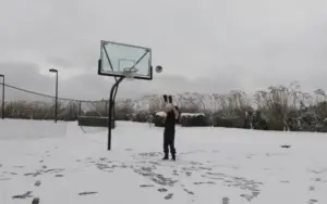 Basketball Played In Winter