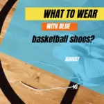 blue basketball shoes