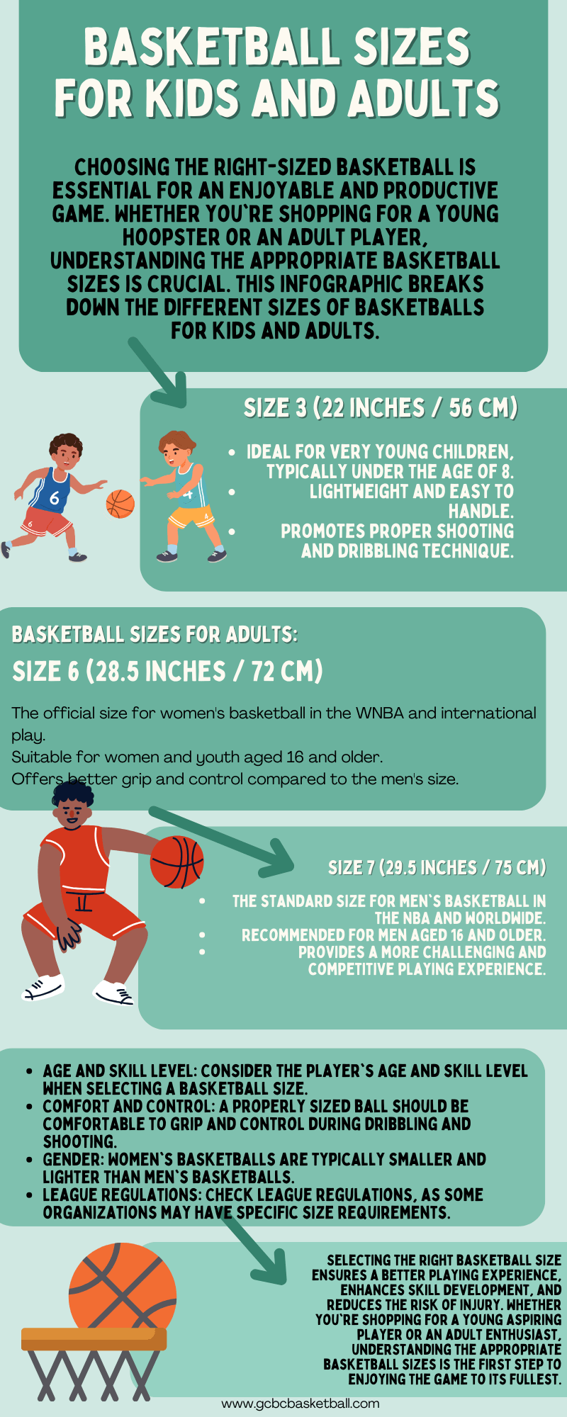 Basketball Size Guide