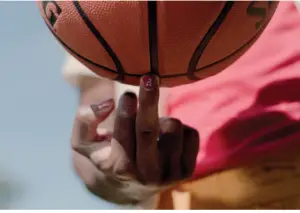  PLAY BASKETBALL WITH ACRYLIC NAILS