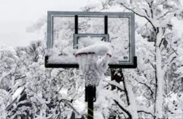 Leave Portable Basketball Hoop Outside In Winter?