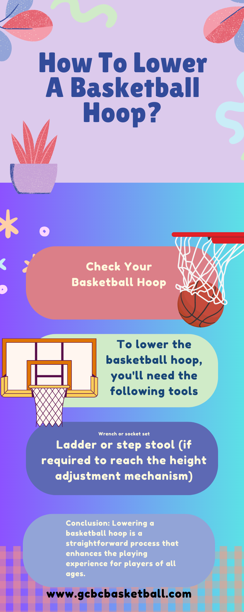 How To Lower A Basketball Hoop? GCBCBasketball Blog