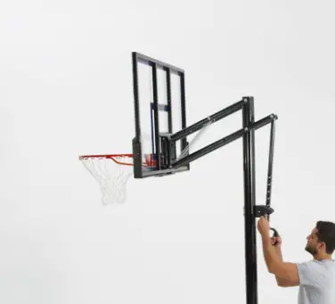 Lowering Basketball Hoop