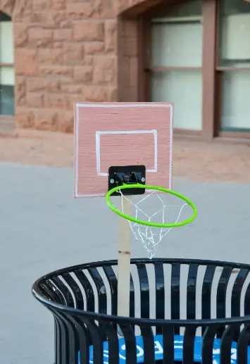 Recycle Old Basketball Hoop