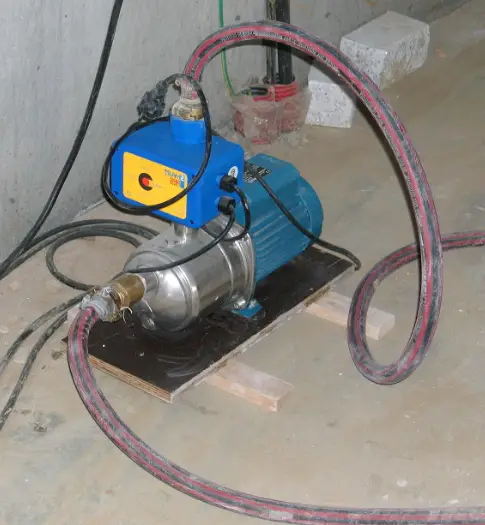 Removing Water With Pump