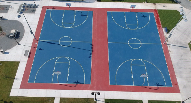 2 Sizes Of Basketball Courts?