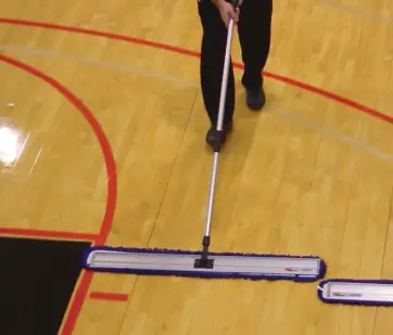 Sweep Court Regularly