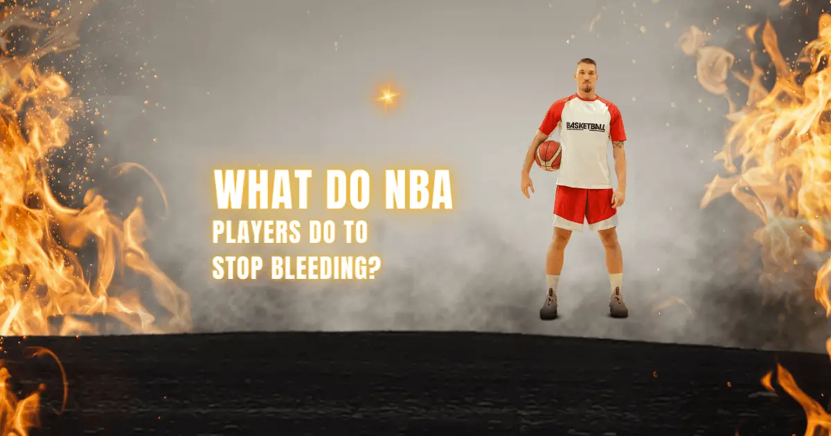 How NBA Players Stop Bleeding?