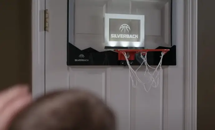 Silverback LED 23 Light-Up Over-the-Door Mini Basketball Hoop