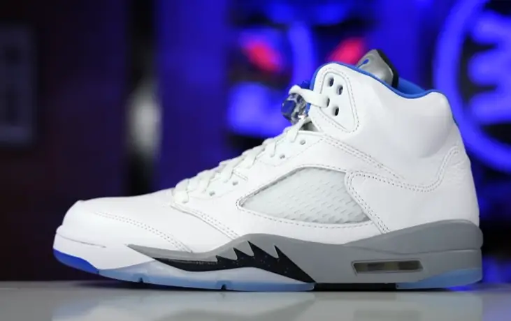 Nike Big Kids Jordan 5 Retro Stealth White